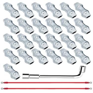 Imagem de Splicer de conector de corda de poli | Splicer de fios condutores - Kit elétrico de corda policorda M5 Ferramenta de conector de fios para cercas agrícolas