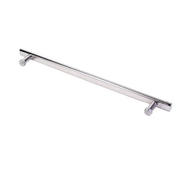Imagem de Puxador de porta de chuveiro de aço inoxidável puxador de porta interna/externa de aço inoxidável puxadores de porta de banheiro barra de apoio (tamanho: 600 mm)