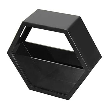 Imagem de Vaso de flores suspenso para sala de estar em casa (Cor: Preto) Decoração de casa (Cor: Preto)