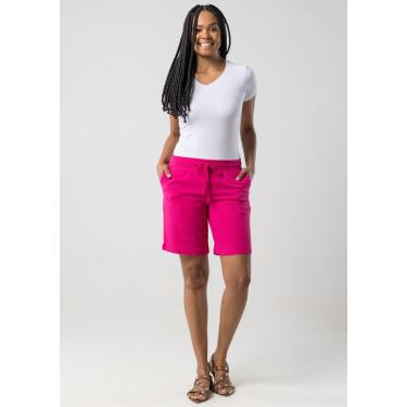 Imagem de Bermuda Pau a Pique de Linho Pink