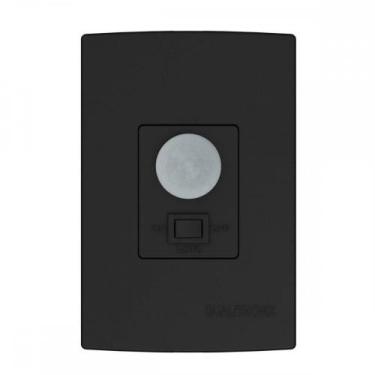 Imagem de Sensor Qualitronix Parede Embutir Foto 180 Com Chave Preto  Qi6Mp - Ma