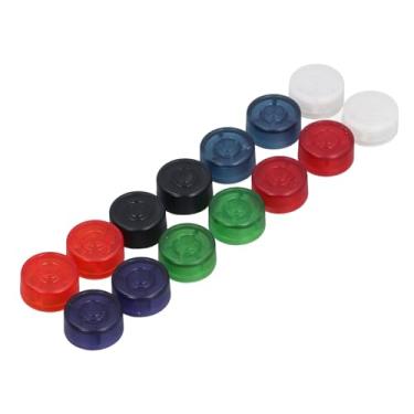 Imagem de Alomejor 14 Peças Tampa de Unha para Pedal de Efeito de Guitarra, Iluminada Com Luzes para Pedais Comuns de Guitarra e Baixo