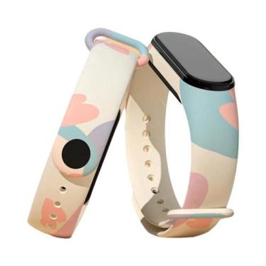 Imagem de Pulseira De TPU Cor Morandi Para Xiaomi Mi Band 7 6 5 4 3 Acessórios P