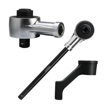 Imagem de TAGVIT Multiplicador de torque 1:3, acionamento 3/4 (122-609.6 m.lb) - Amplificador de chave de torque resistente para manutenção industrial, turbina eólica, aperto de parafuso, com barra de reação