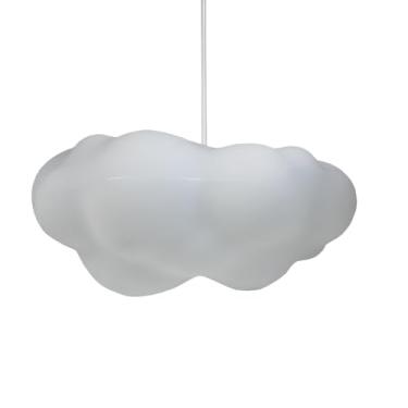 Imagem de Luminária Pendente Nuvem Branca LED – Luminária Decorativa para Quartos e Berçários