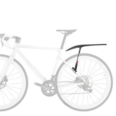 Imagem de Para-lamas universais para bicicletas de estrada/gravel de 29 polegadas, para-lama dianteiro e traseiro com luz traseira ajustável.(Road Bike Rear)