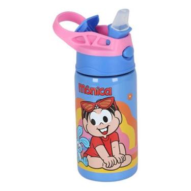 Imagem de Garrafa Infantil Meninas Turma Da Mônica Aço Inox 500Ml - Luxcel
