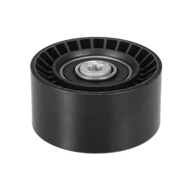 Imagem de uxcell Acessório para montagem do tensor da correia de transmissão polia intermediária nº 11287559887 para BMW X6 2008-2011 Black Metal