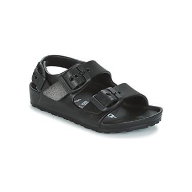 Imagem de Birkenstock Sandálias para meninos, Preto (Noir Noir), 10 Toddler