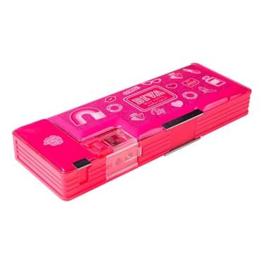 Imagem de Estojo Organizador Escolar Multifuncional com 2 Apontadores