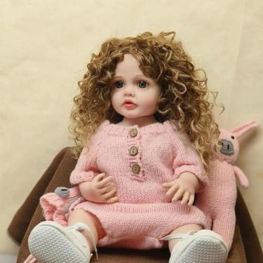 Imagem de Boneca De Silicone Reborn De 55cm, Princesa, Corpo Inteiro Flexível, C
