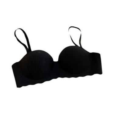 Imagem de Sutiã Invisível Sem Fio Com Almofada Push-Up Sexy Para Mulheres, Roupa