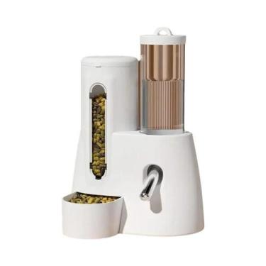 Imagem de Comedouro E Bebedouro Automático 2 Em 1 Para Hamster Com Grande Capaci