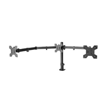 Imagem de Suporte para 3 Monitores / TVs até 32 - com Regulagem de Altura e Ângulo - Padrão VESA - PX-150M