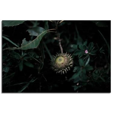Imagem de Pôster Acorn Folhas de Carvalho Impressão em Tela Natureza Arte de Parede para Casa 1 Painéis Decorações Noframed 30,5 cm x 20,3 cm