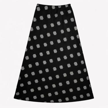 Imagem de Saia Midi Feminina Floral Noemi Leve com Forro