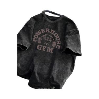 Imagem de Camiseta De Algodão Unissex Estilo Retrô Com Estampa De Gorila, Casual