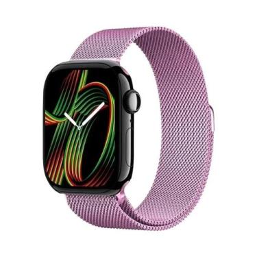 Imagem de Pulseira Milanesa Para Apple Watch Compatível Com Ultra Series 1 2 3 4