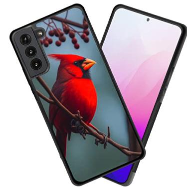 Imagem de smauncucn Capa para Galaxy S23 Plus, fina, antiarranhões, bordas antiderrapantes, à prova de choque, capa protetora traseira de TPU para Samsung Galaxy S23 Plus 5G de 6,6 polegadas, pássaro cardeal