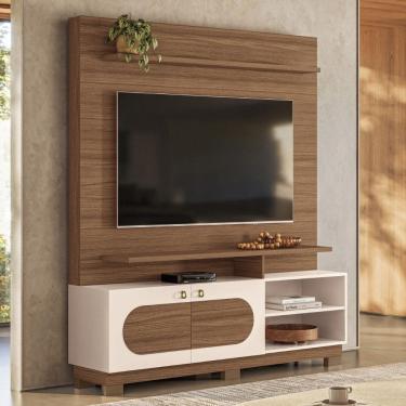 Imagem de Estante Home para TV ate 60 Polegadas 2 Portas com Pes Axis HB Moveis