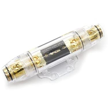 Imagem de FUKUZL Bloco de fusíveis ANL grande 1 em 1 com 100A 150A 200A carro barco marinho amplificador de áudio disjuntor suporte de fusível 0Ga-4GA (100A)