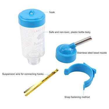 Imagem de Ainoli 250ml garrafa potável de hamster suspensível pequena garrafa de água para animais de estimação bebedor para furão ouriço hamster cobaia chinchila