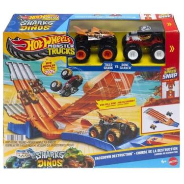Imagem de Hot Wheels Monster TRUCKS Corrida de Destruição