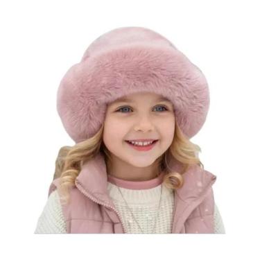 Imagem de Gorros Femininos Quentes E Peludos Estilo Coreano Cor Sólida Outono In