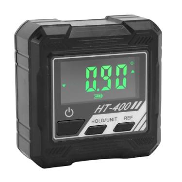 Imagem de Fockety Localizador de ângulo Digital, Caixa de Nível Digital Inclinômetro 4x90 Graus Com Base Magnética e Luz de Fundo, Medidor de ângulo de Serra de Mesa para Marcenaria