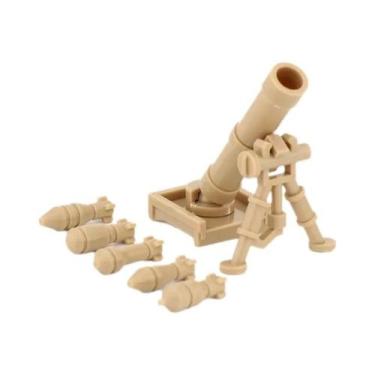 Imagem de Conjunto De Blocos De Montar Militares Com Figuras De Soldados, Armas 