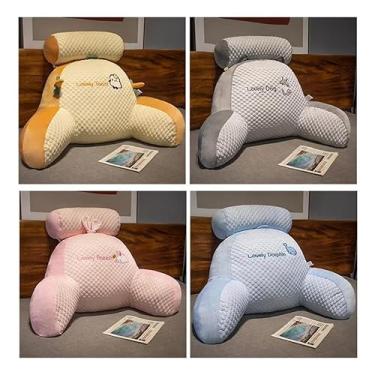 Imagem de Almofada Traseira para Cadeira 60cm - Apoio Lumbar de Descanso, Confortável e Durável, Versátil para Casa, Office e Móveis (aleatório)