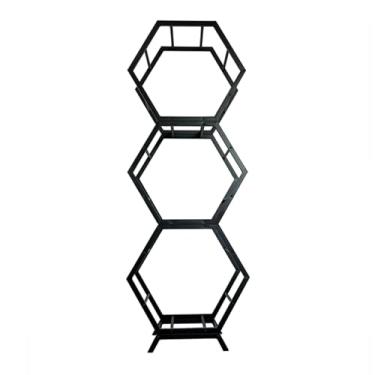 Imagem de Rack de exibição de aro de pneu de aço empilhável - Suporte organizador de vários pneus para garagem e oficina, solução de armazenamento de cubo de roda de carro (estilo 1-A)