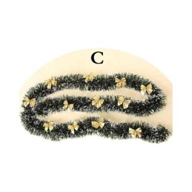 Imagem de Guirlanda De Fita De Natal De 2M Para Decoração De Árvore, Cozinha, Ba