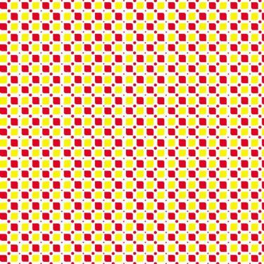 Imagem de Papel De Parede Vermelho E Amarelo Autocolante Lavavel Sala