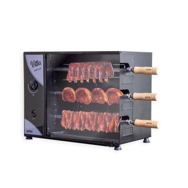Imagem de Churrasqueira Assador A Gás Gn Rotativa Elétrica 55 Cm Aço Carbono Infravermelho Vitta3 110v - Arke