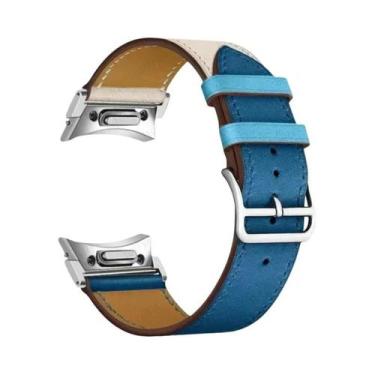 Imagem de Pulseira De Couro Quick Fit Para Samsung Galaxy Watch 6/5/4 40mm 44mm 