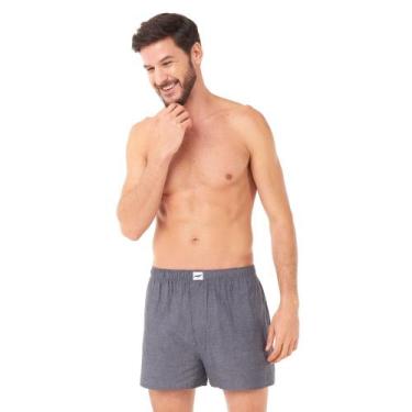 Imagem de Cueca Samba Canção Lisa Cinza Zee Rucci, G