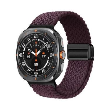 Imagem de Pulseira De Nylon Magnética De 47mm Para Samsung Galaxy Watch Ultra, P