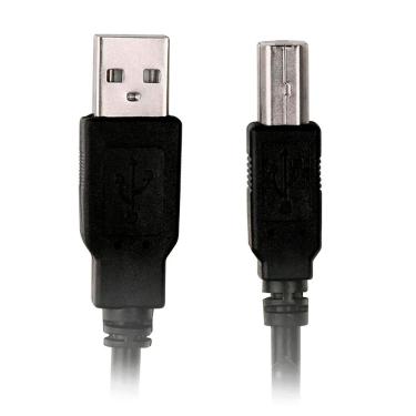 Imagem de Cabo Para Impressora USB 2.0 A x USB B 3 Metros Plus Cable PC-USB3001