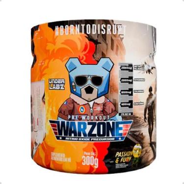 Imagem de Pre Workout Warzone Nitric Oxide Precursor 300g Under Labz, Frutas Ama
