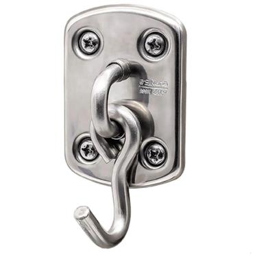 Imagem de Gancho Armador De Rede Linha 250 Inox Polido - 95521 - Silvana