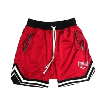 Imagem de Shorts De Basquete Masculinos De Verão Casuais E Respiráveis EVERLAST 