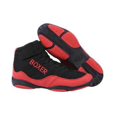 Imagem de Tênis Profissionais Leves Antiderrapantes Para Boxe E Luta Para Homens