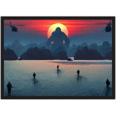 Imagem de Quadro Decorativo King Kong Cinema Filmes Com Moldura