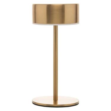 Imagem de Luminária de Mesa Led 3 Tons Usb Lyra Dourada - Lyor