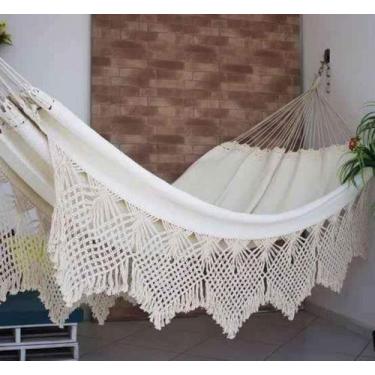 Imagem de rede de dormir casal 100% algodao resistente bucho de boi - POTIGUAR, 