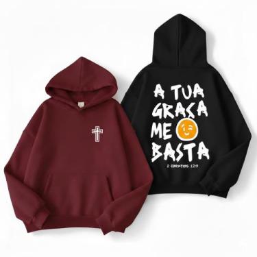 Imagem de Blusa de Frio Canguru Unisex Religioso Tecido de Alta Qualidade - Traj