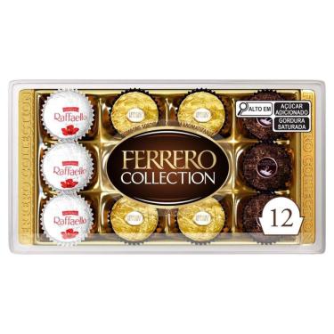 Imagem de Bombom Sortidos Ferrero Collection Caixa 134g 12 Unidades Premium