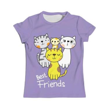 Imagem de Camiseta Gráfica De Dinossauro Para Meninos E Meninas, Manga Curta, Ro