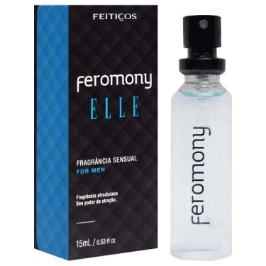 Imagem de Perfume Masculino Ativa Feromonios Amadeirado Feromony Elle - Feitiços